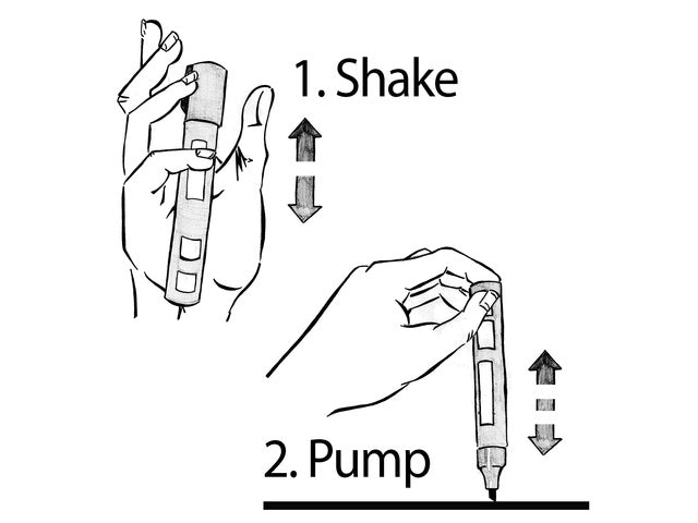 Krijtstift Sigel set 2 stuks met wigpunt 1-5 mm