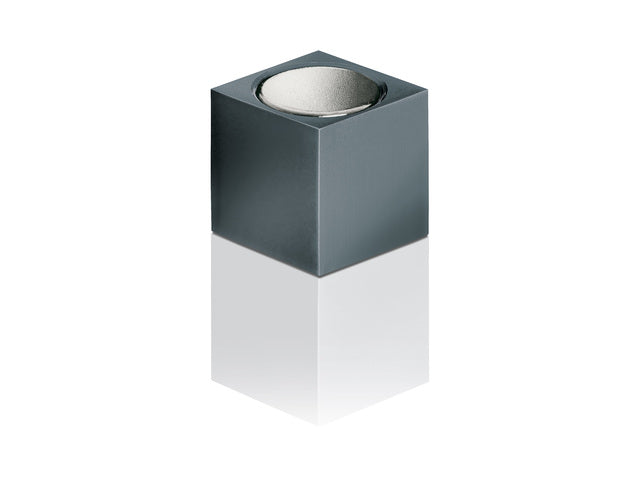Magneten Sigel voor glasbord set 3kleuren C5 sterk 11x11x11mm titaangrijs/koper/goud