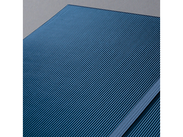Notitieboek Conceptum A5 blauw metallic gelinieerd hardcover