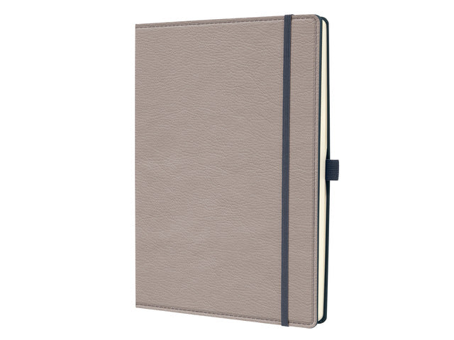 Notitieboek Conceptum A4 beige puntgelijnd 194pag 80gr HC