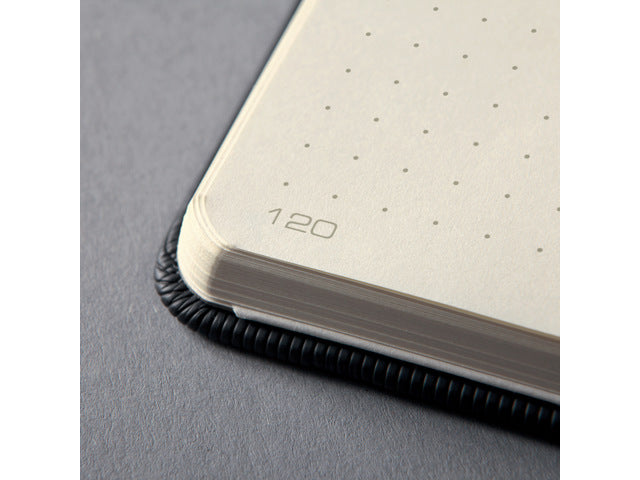 Notitieboek Conceptum A4 beige puntgelijnd 194pag 80gr HC
