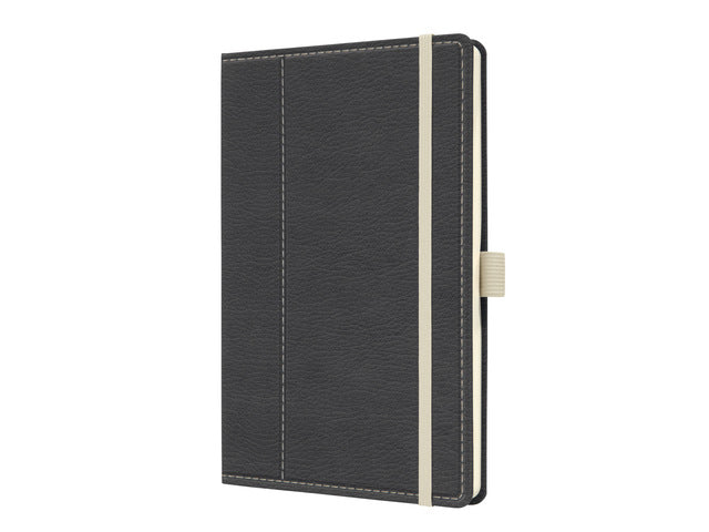 Notitieboek Conceptum A5 grijs-wit punt-uitgelijnd 194pag 80gr HC