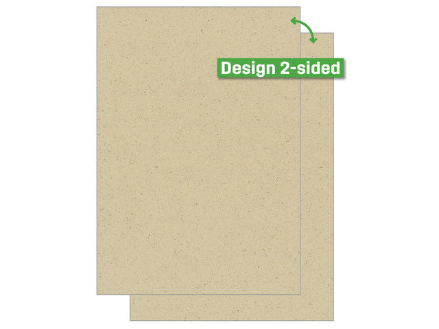Graspapier Sigel, Blanko-Graspapier, Graspapier, FSC Mix Credit (Ink/Laser/Copy), 100 g, A4, 100 Blatt