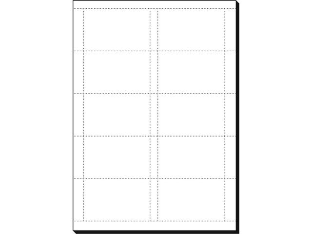 Visitekaartjes Sigel 185grs pak a 150 stuks wit
