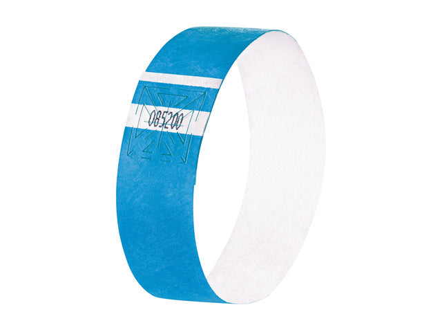 Evenementenbandjes Sigel super soft, 255x25mm 120 Stück neonblau