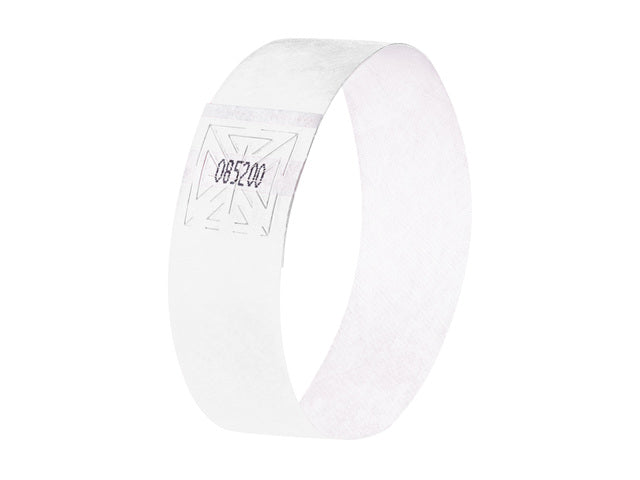Evenementenbandjes Sigel super soft, 255x25mm 120 Stück weiß