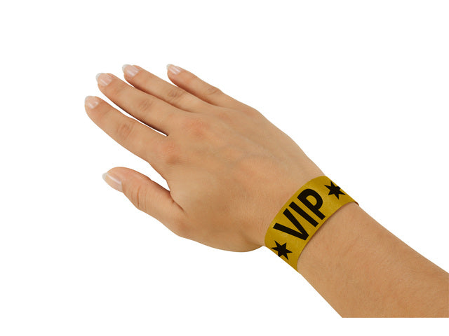 Evenementenbandjes Sigel superzacht, 255x25mm 120 stuks VIP