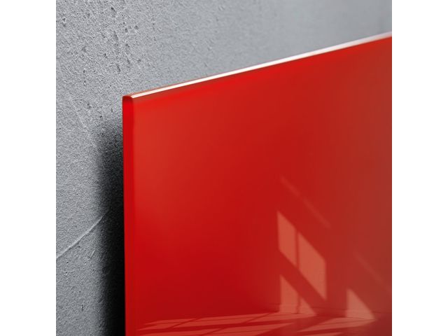 Glasmagneetbord Sigel Artverum 480x480x15mm rood