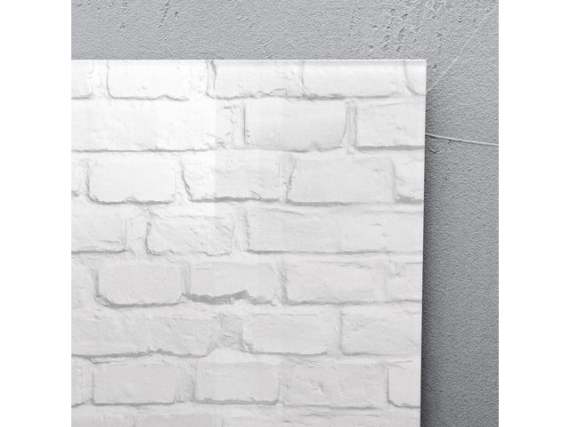 Glasmagneetbord Sigel Artverum 480x480x15mm Witte Klinker