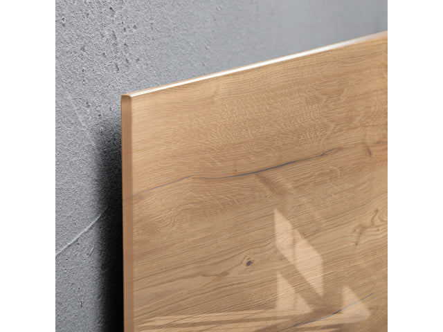 Glasmagnetbord Sigel Artverum 1300x550x15mm Naturholz