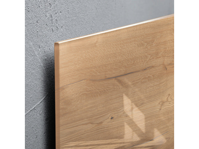 Glasmagneetbord Sigel Artverum 910x460x15mm Naturel Hout