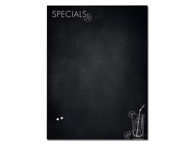 Glas-magneetbord Sigel Artverum Happy Hour mat 900x1200mm