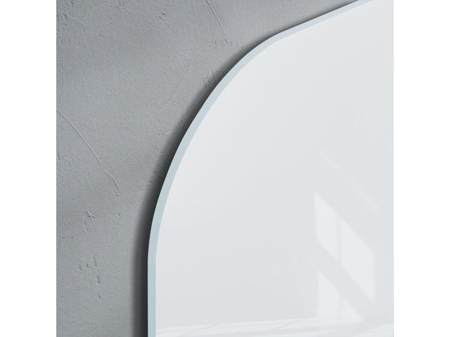 Glasmagneetbord Artverum wit 1800x1200x10mm incl. magneetbord bordmarkering zwart