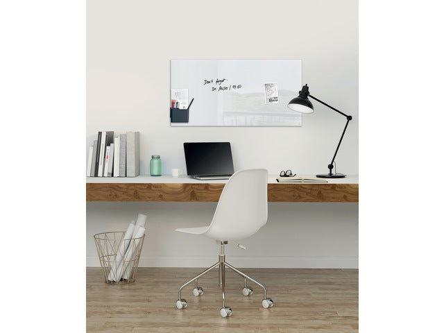 Stiftenkoker M, antraciet, inclusief magnetische clip voor bevestiging aan het glas-magneetbord, kunststof, 120x94x51 mm, 1 st
