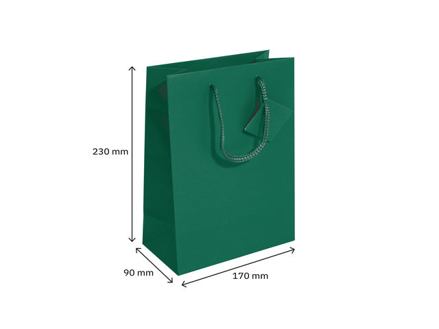 Cadeautas Sigel Medium, opaalgroen