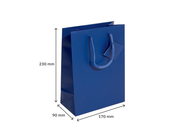 Cadeautas Sigel Medium, ultramarijn blauw