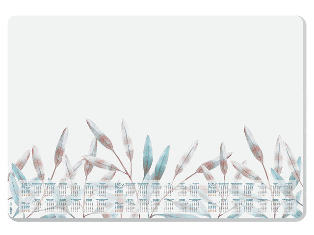 Designonderlegger Sigel Frosted Leaves 25/26/27 met afgeronde hoeken A2 30 vel