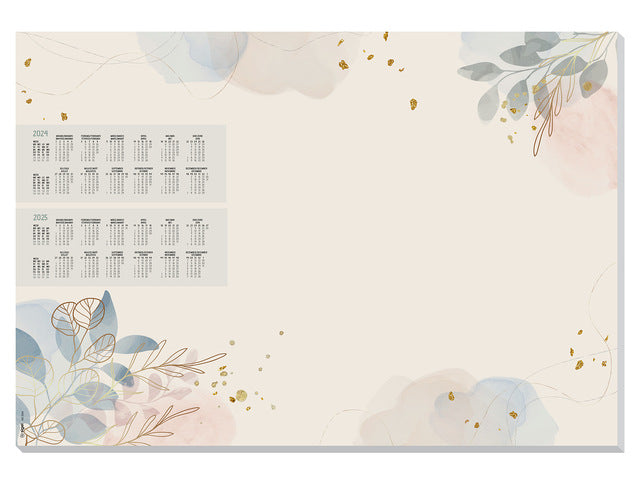 Designonderlegger Sigel Pastel Garden 24/25. 59,5x41cm 30 vel 80 grams FSC papier