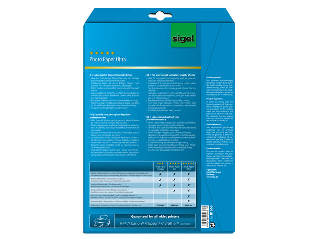 Inkjet Ultra Fotopapier A4 180 Gramm mit 20 Vel