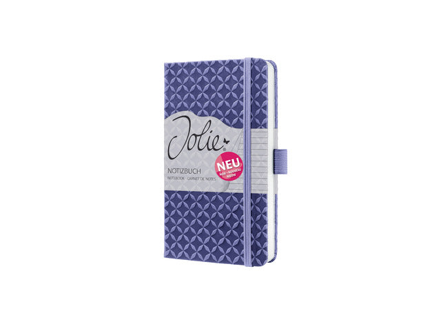 Notitieboek Jolie Flair A6 DONKER PAARS gelinieerd 174pag 80gr HC