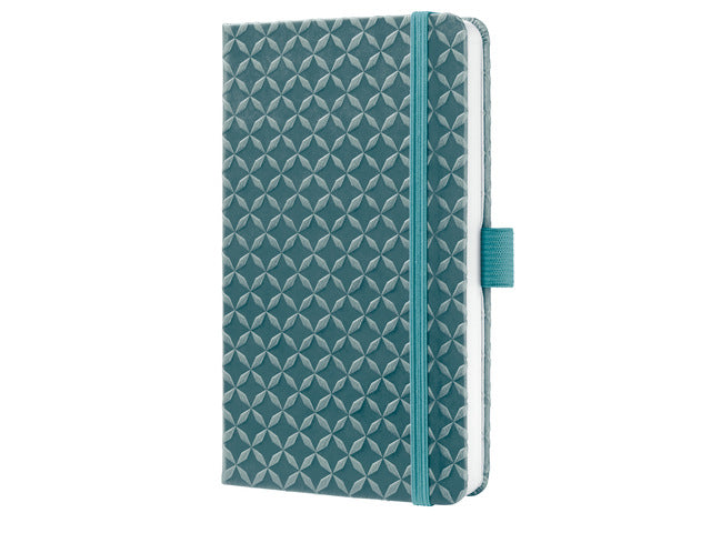 Notizbuch Jolie Flair A6 ozeanblau gelinieter Hardcover
