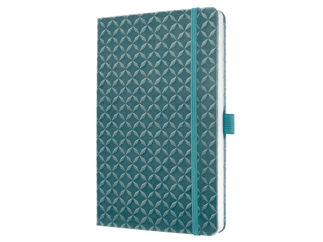 Notizbuch Jolie Flair A5 ozeanblau gelinieter Hardcover