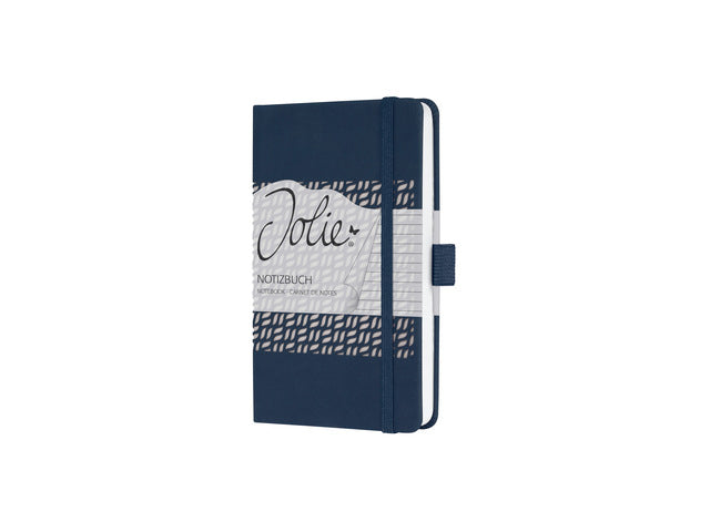 Notitieboek Sigel Jolie Impress A6 hardcover gelinieerd 'Midnight Blue'