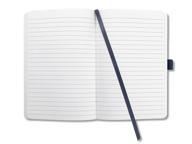 notitieboek Sigel Jolie Beauty A5 hardcover gelinieerd blauw
