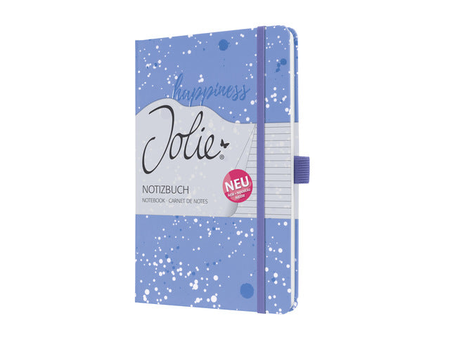 Notitieboek Jolie A5 Violet Happiness HC, 174pag gelinieerd.