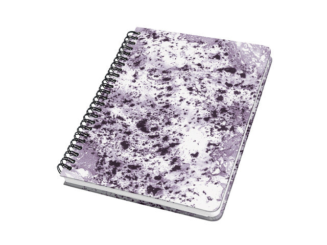 Notizbuch Jolie Inspire A5 Spirale Violet Marble. Punt-gelijnd. 120 Seiten, 100 Gramm Papier. Gebundene Ausgabe
