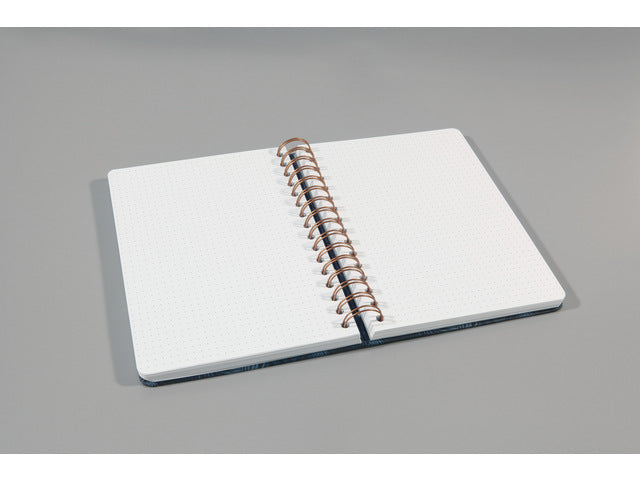 Notitieboek Jolie Inspire A5 spiraal Brush Marks. Punt-uitgelijnd. 240pagina's, 120grams papier. Hardcover