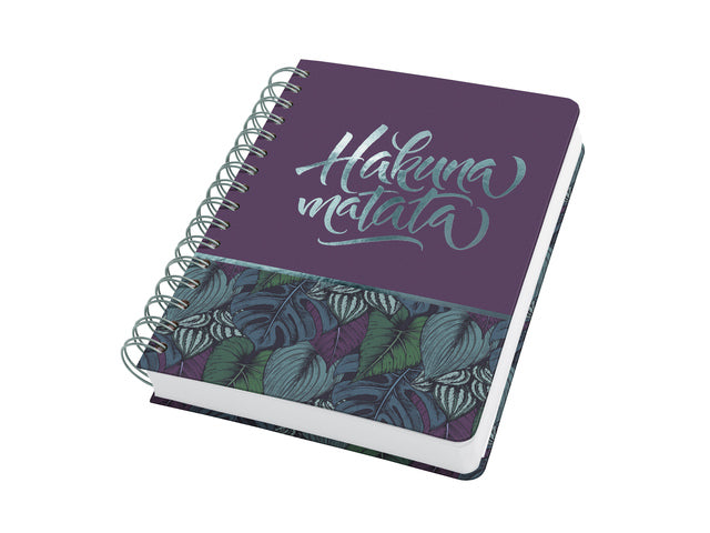 Notizbuch Jolie A5 spir. JUNGLE DREAMS Packung mit 240 Seiten und 120 g HC