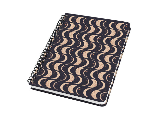 Notizbuch Jolie A5 spir. MOONLIGHT MELODY, 120 Seiten, 100 g, HC