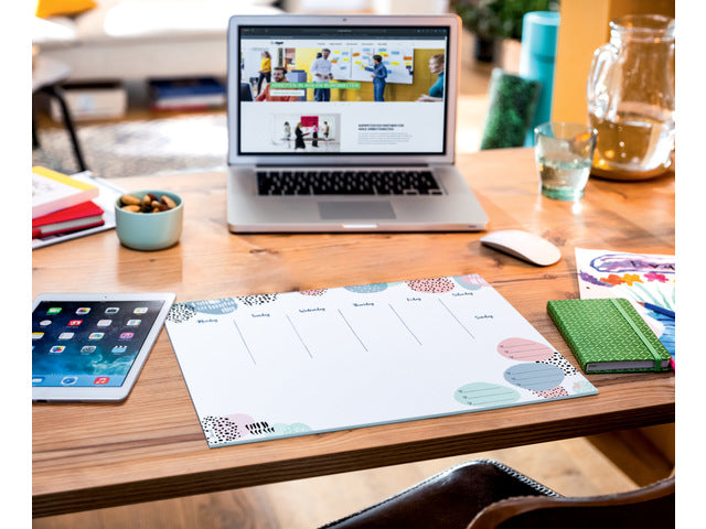 Dagplanner Inspire A5 GRATIS bureauonderlegger Rose Inspiration (JS201)