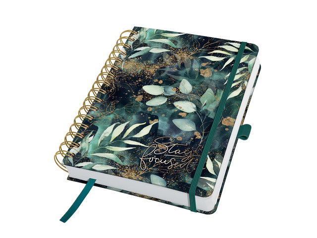 Dagplanner Beauty (EN), ongedateerd Glamorous Leaves Hardcover