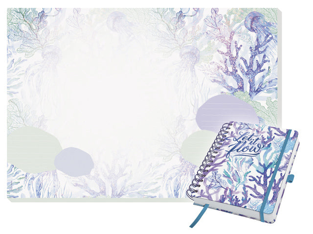 Dagplanner Beauty A5 GRATIS bureauonderlegger Underwater Miracles (JS104)