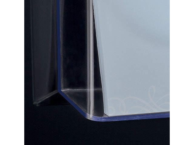 Maphouder Sigel wandmodel A4 liggend transparant acryl 1 vak