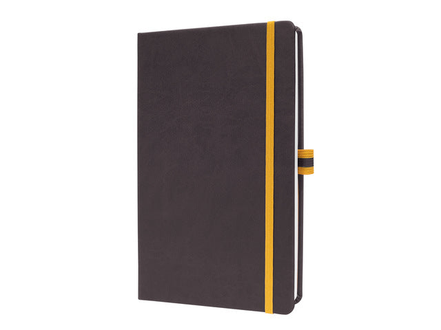 Notitieboek Linescape A5 donkergrijs gelinieerd hardcover