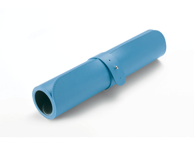 Onderlegger oprolbaar Sigel blauw-groen, 800x300x2mm imitatieleer, dubbelzijdig