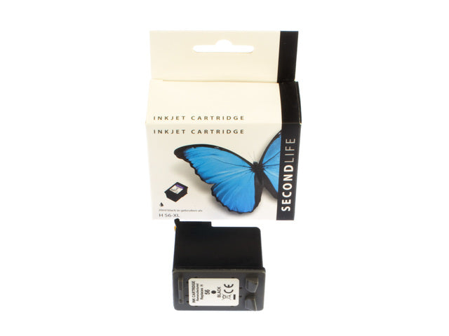 Cartridge SecondLife HP 56 XL zwart