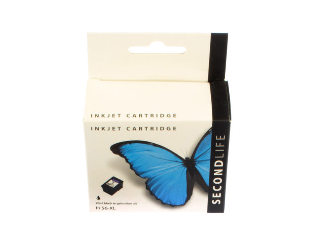 Cartridge SecondLife HP 56 XL zwart