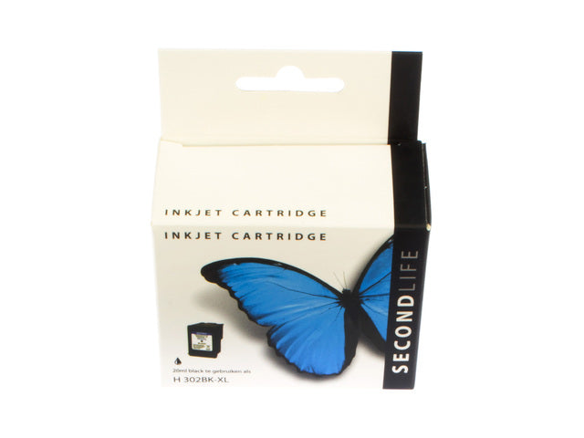 Cartridge SecondLife HP 302 XL Zwart