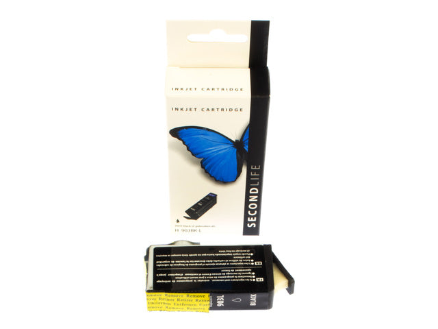 Cartridge SecondLife HP 903 zwart 20ml