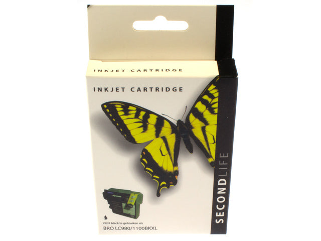 Cartridge SecondLife Brother LC 980/1100 zwart