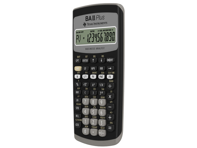 Financiële rekenmachine TI-BA II Plus