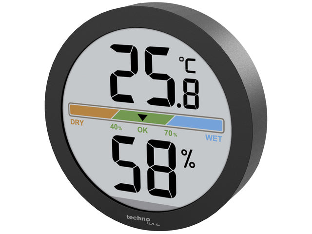 Thermometer Technoline WS 9418 60x60x15mm schwarz