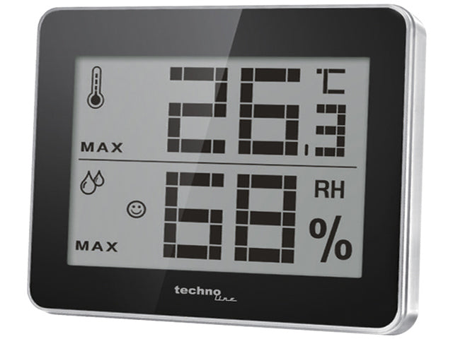 Thermometer Technoline WS 9450 100x81x10mm schwarz