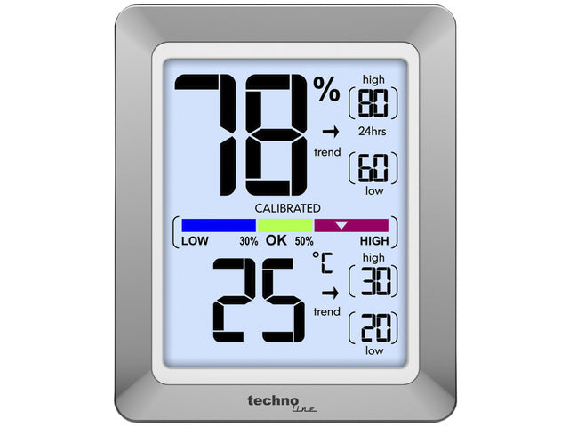 Thermometer Technoline WS 9460 73x89x27mm silber/weiß
