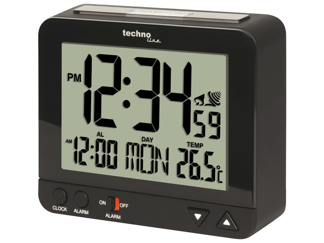 Wekker Technoline WT 195 95x80x32mm schwarz