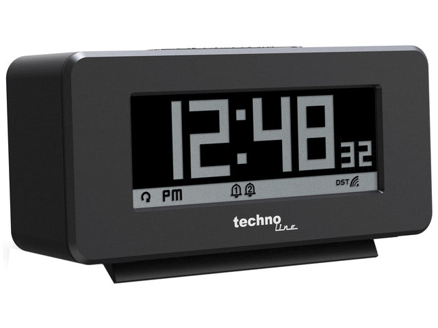 Wekker Technoline WT 295 120x57x45mm schwarz